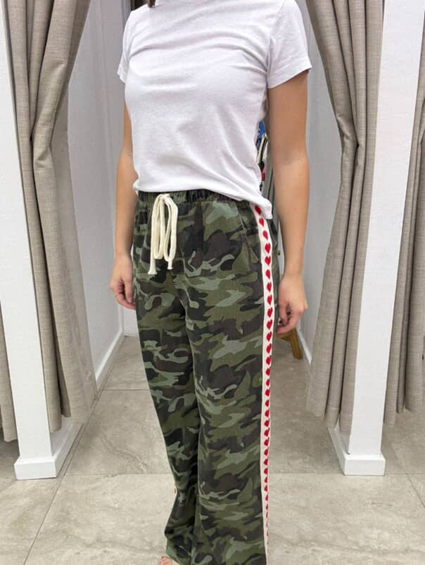 Camo Racing Heart Pant By Frankie