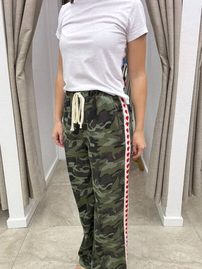 Camo Racing Heart Pant By Frankie
