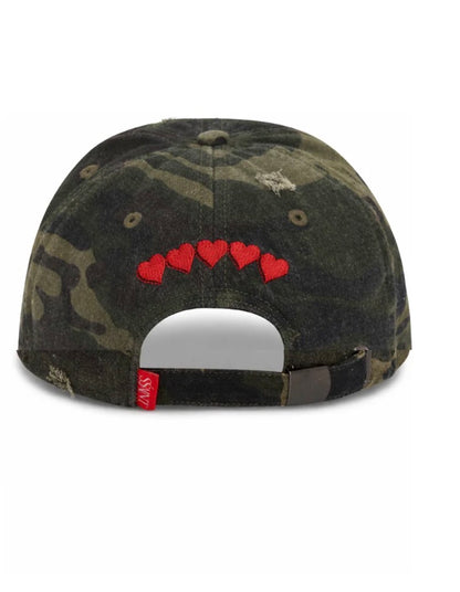 Ssaint camo dad cap cherry