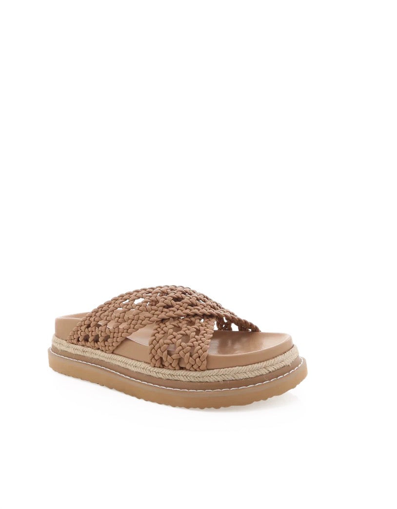 Atzi Peanut Platform Sandal - Billini