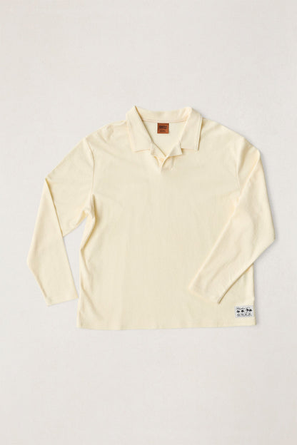 KAPU LS RUGBY POLO ECRU