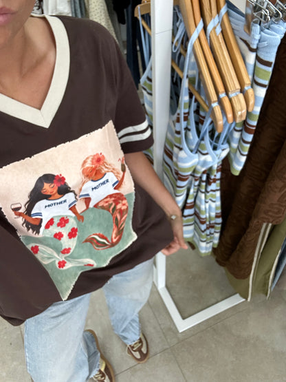 Chocolate Mother Mermaid Tee By Frankie