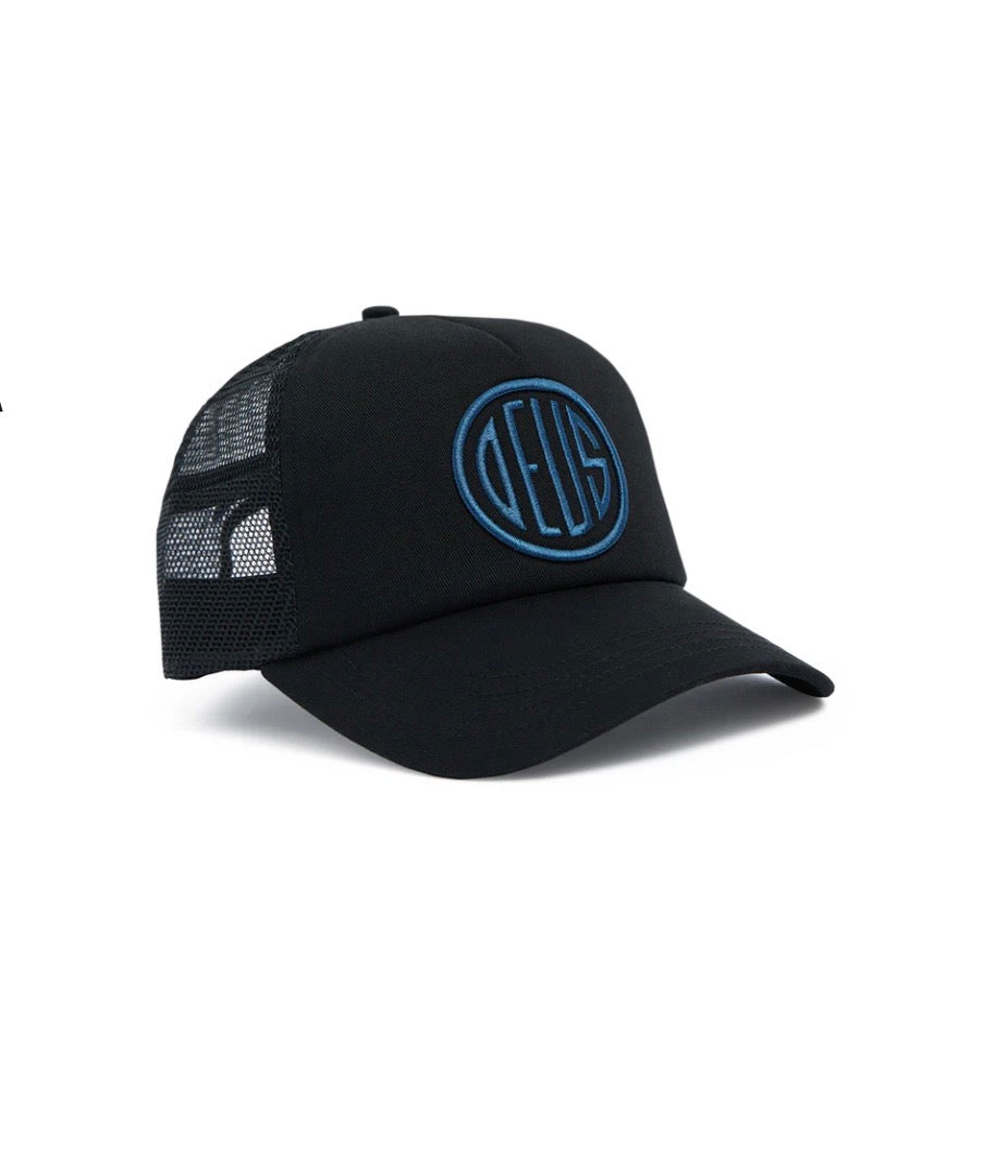 Pill Logo Trucker Blue - Deus Ex Machina