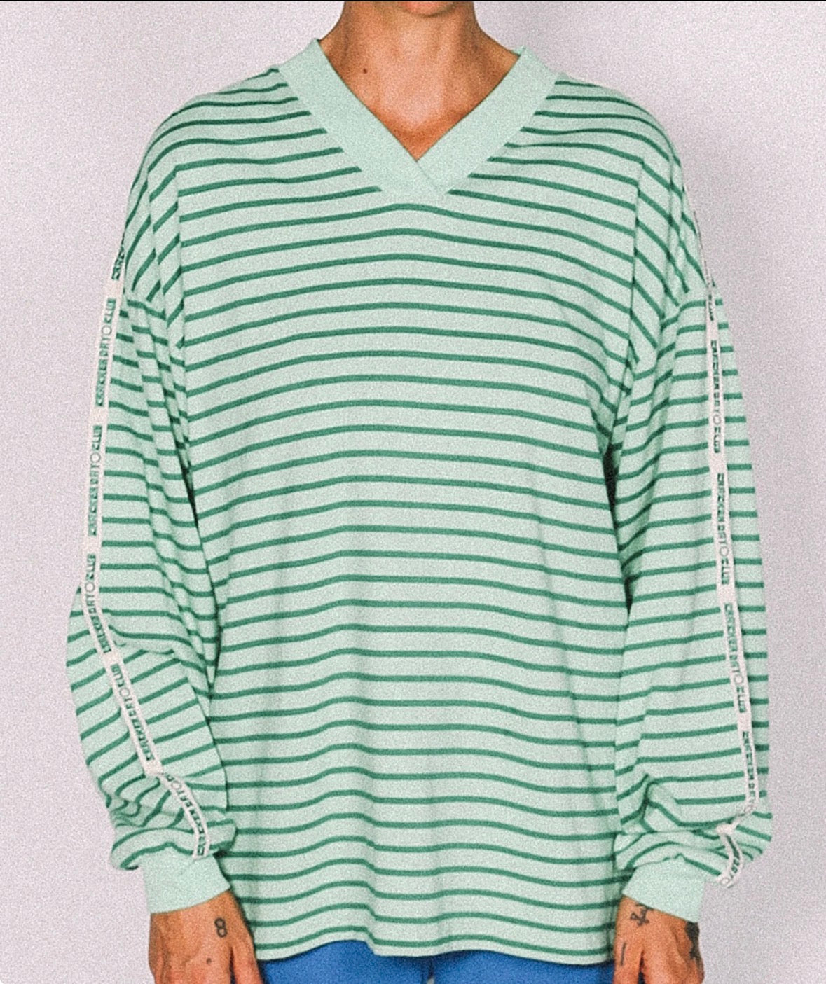 Nautical Long Sleeve Shamrock Stripe - Cracker Day Club