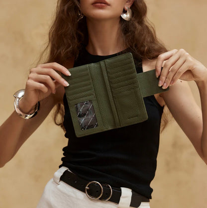 Ruins Wallet Khaki - Status Anxiety