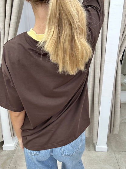 Choc Long Live Cowgirls Tee - By Frankie