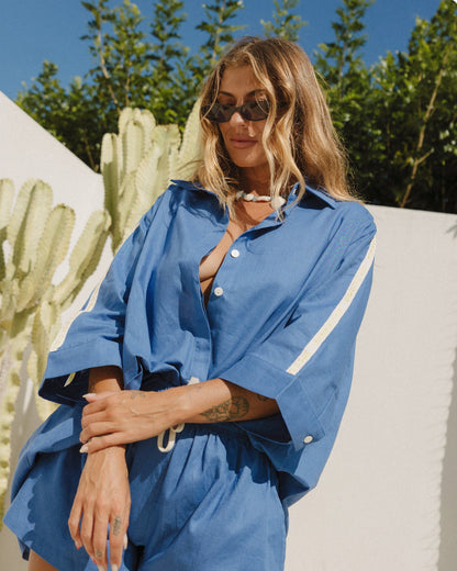 Take it Easy Shirt - Blue Cracker Day Club