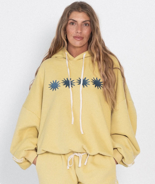 Lemon Cloud Racer Sunburst Hoodie - Cracker Day Club