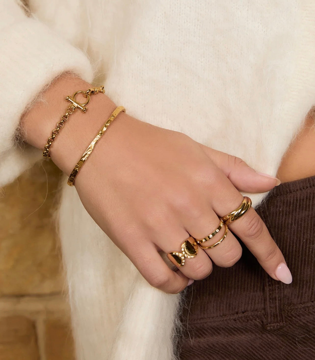 Freddie Gold Bracelet - Arms of Eve