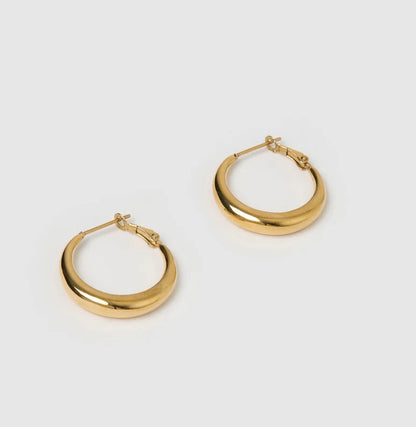 riley gold hoop small arms of eve