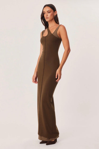 Chantara Maxi Dress Mocha - SNDYS