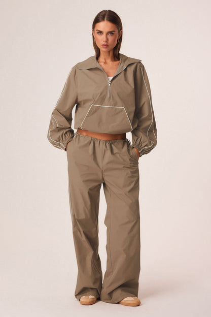 Arden Windbreaker Jacket Khaki - SNDYS