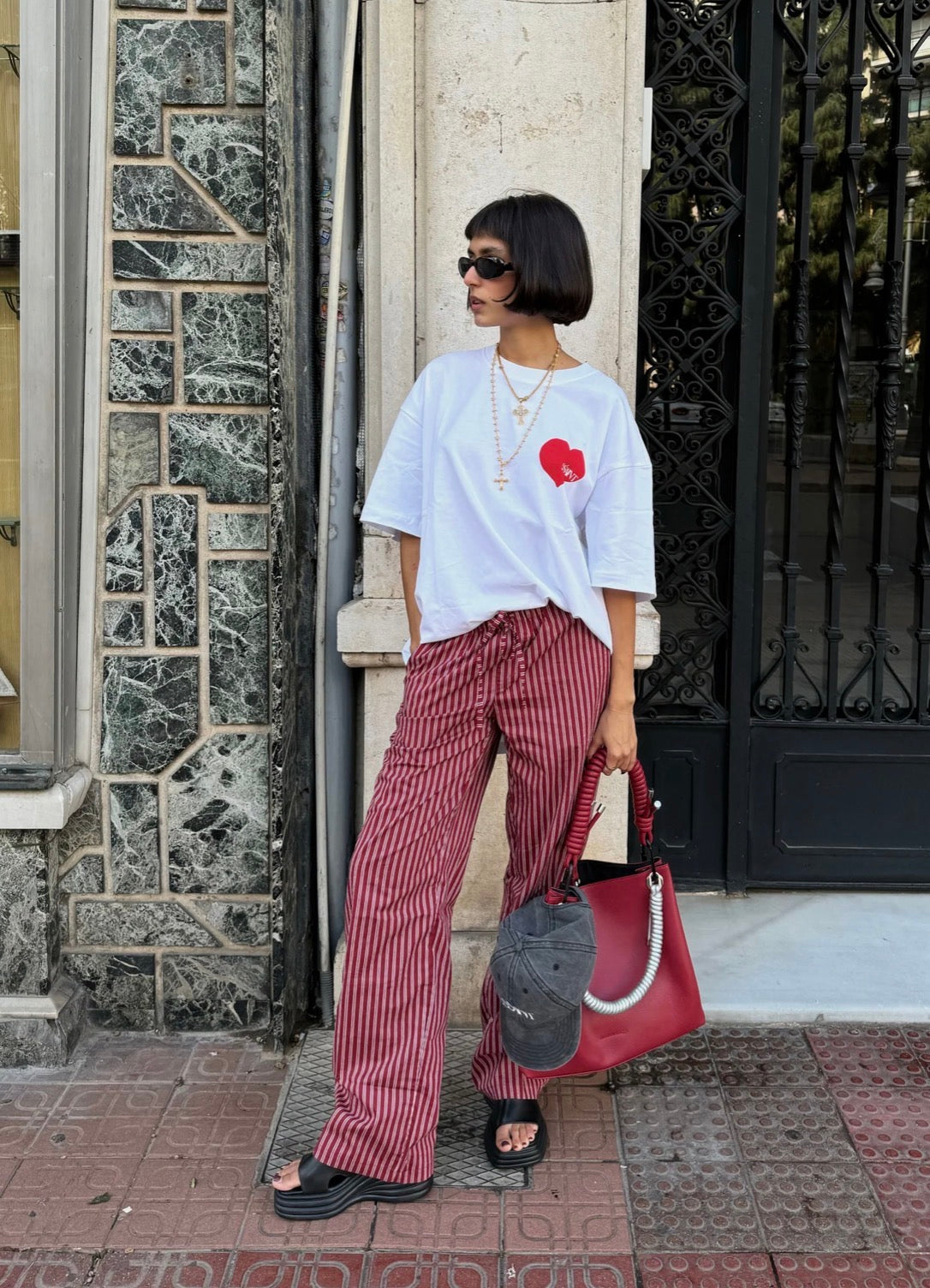 SSAINT Red Heart Tee OS