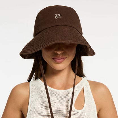 Choc Golden Days Hat - Status Anxiety