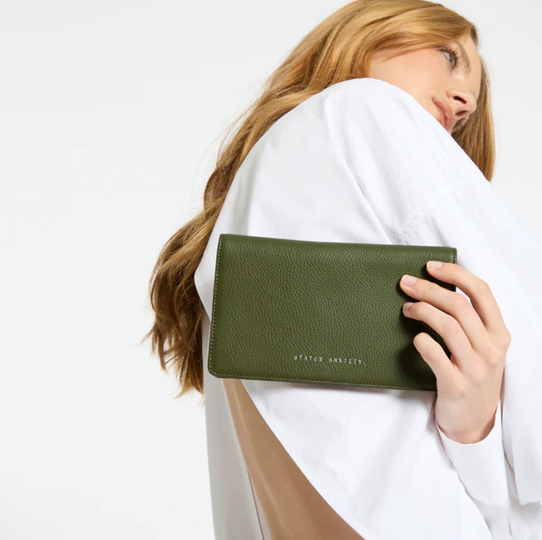 Living Proof Wallet - Khaki Status Anxiety