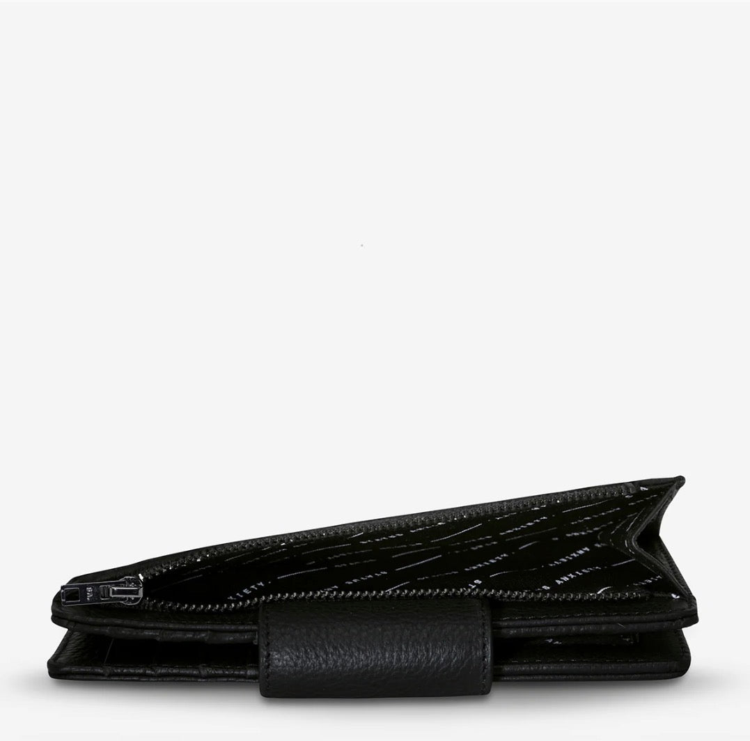 Ruins Wallet Black - Status Anxiety