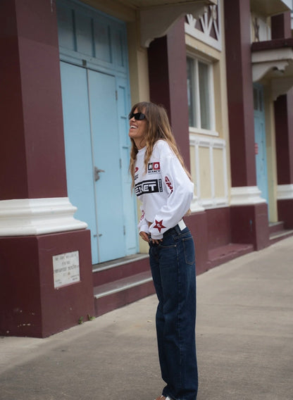 Signature Moto Tee White - SSAINT