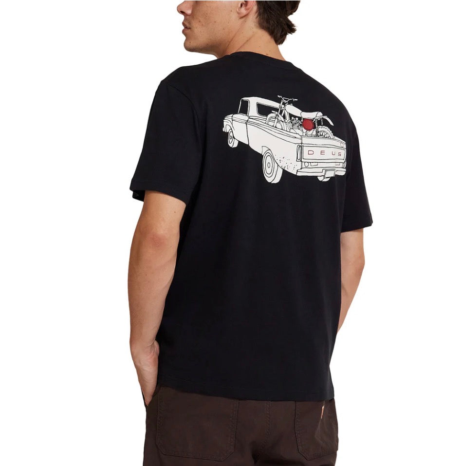 Carby Pickup Tee Black - Deus Ex Machina