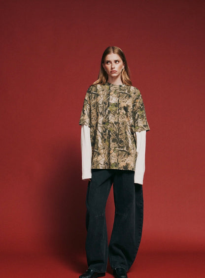 Round One Layered Tee Vintage Camo - SSAINT