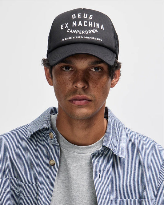 Camperdown Address Trucker Cap - Deus Ex Machina