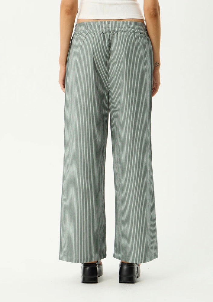 Pinned - Wide Leg Pant - Sycamore Stripe