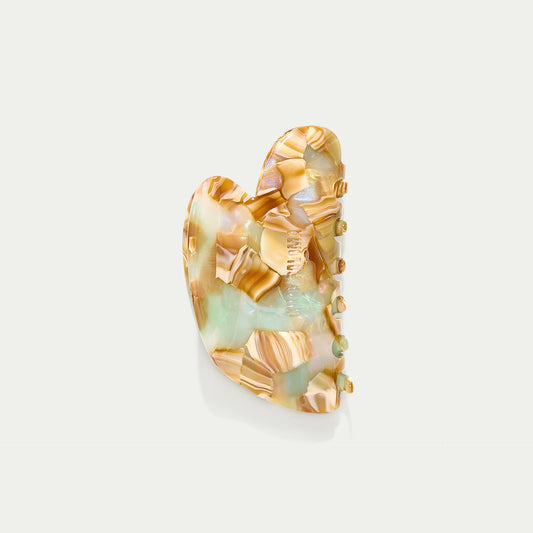 Medium Sculptural Claw Honeydew