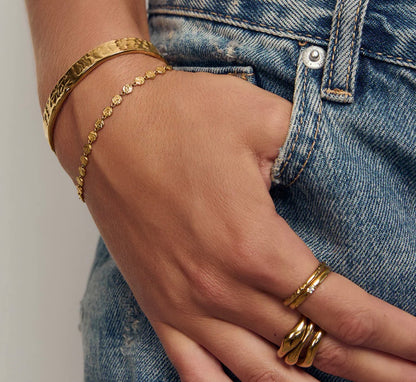 Atlas Gold Bracelet - Arms of Eve