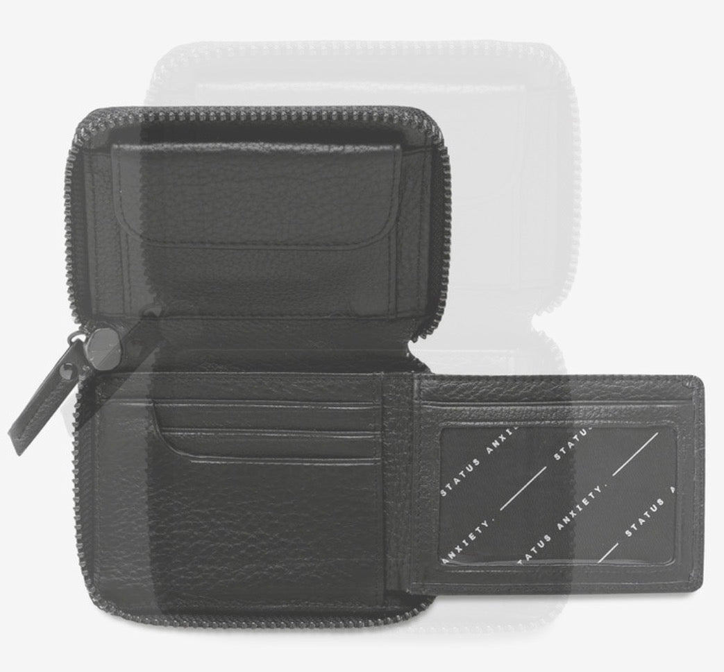 Wayward Black Wallet - Status Anxiety