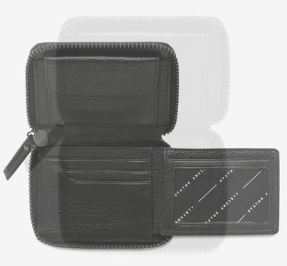 Wayward Black Wallet - Status Anxiety