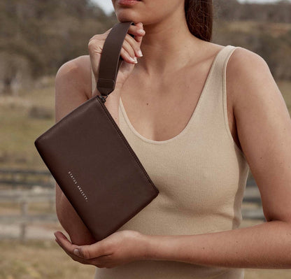 Take Your Chances Wallet Cocoa Nappa - Status Anxiety