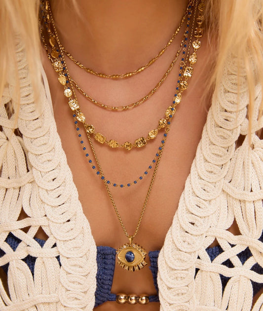 Zen Gold Necklace - Arms of Eve