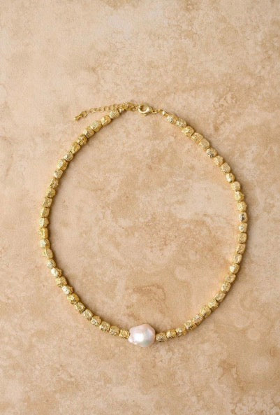 agnes necklace indigo & wolfe