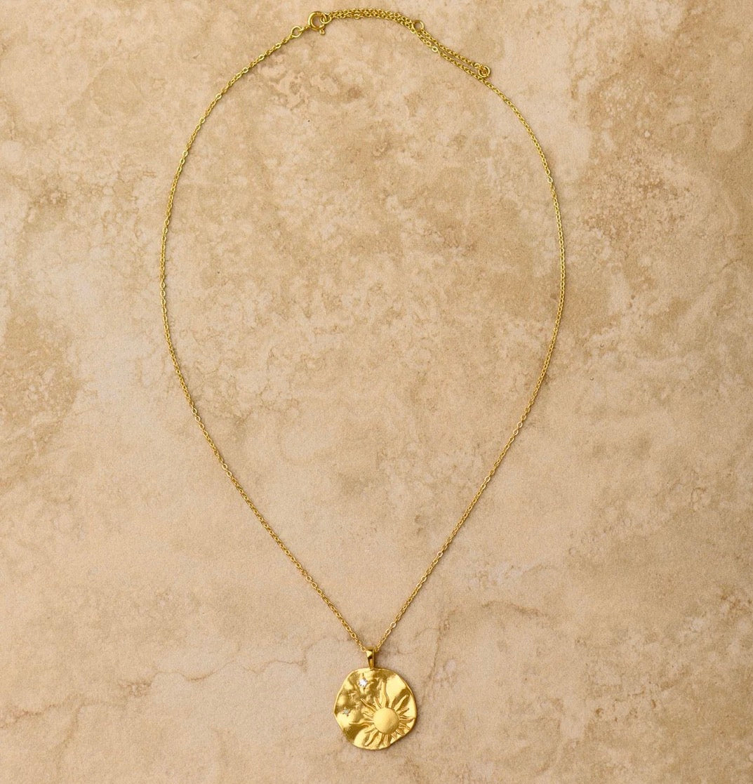 sol necklace indigo & wolfe