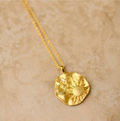 sol necklace indigo & wolfe