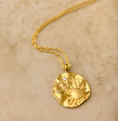 sol necklace indigo & wolfe