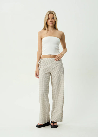 Sofia - Wide Leg Pant - Reverb Moonbeam Check