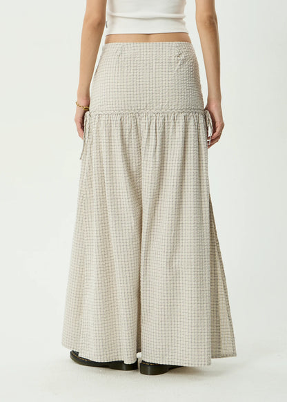 Nadia - Maxi Skirt - Reverb Moonbeam Check