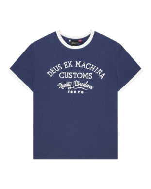 Marsden Ringer Tee mechanic blue