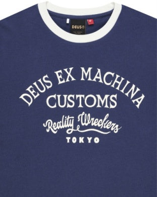 Marsden Ringer Tee mechanic blue