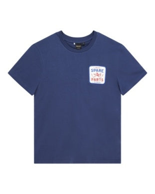 Mudflap Tee mechanic blue