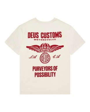 Cutaway Tee vintage white