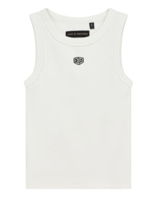 4X4 Shield Tank vintage white