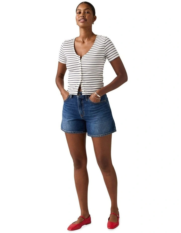 Levi's Cinch Mid Thigh Shorts - Kiss Goodbye