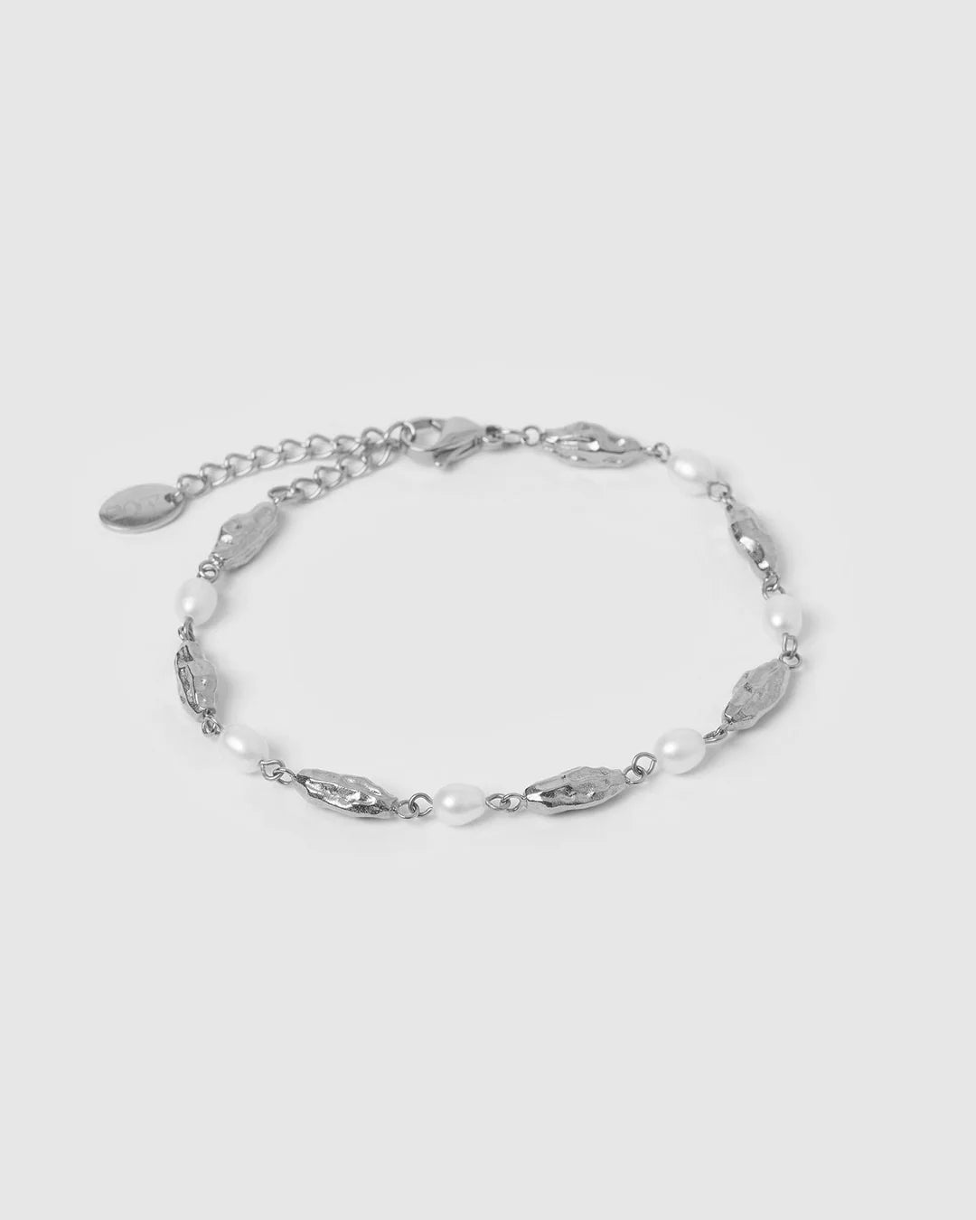 Mimi Pearl and Silver Bracelet - Arms of Eve