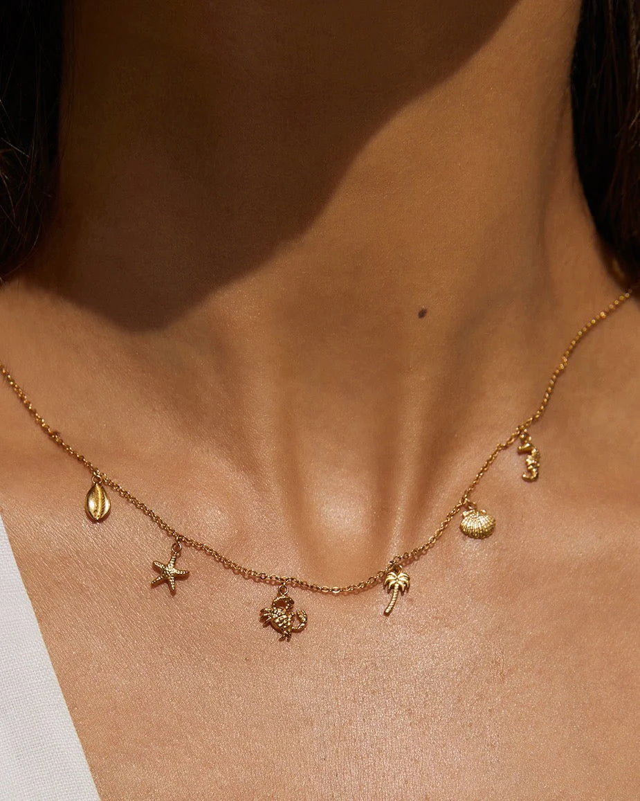 Ariel Gold Necklace - Arms of Eve