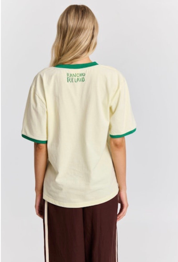 Coco Beach Hotel V-Neck Tee Maku The Label