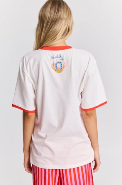 Shes on Fire V-Neck Tee Maku The Label