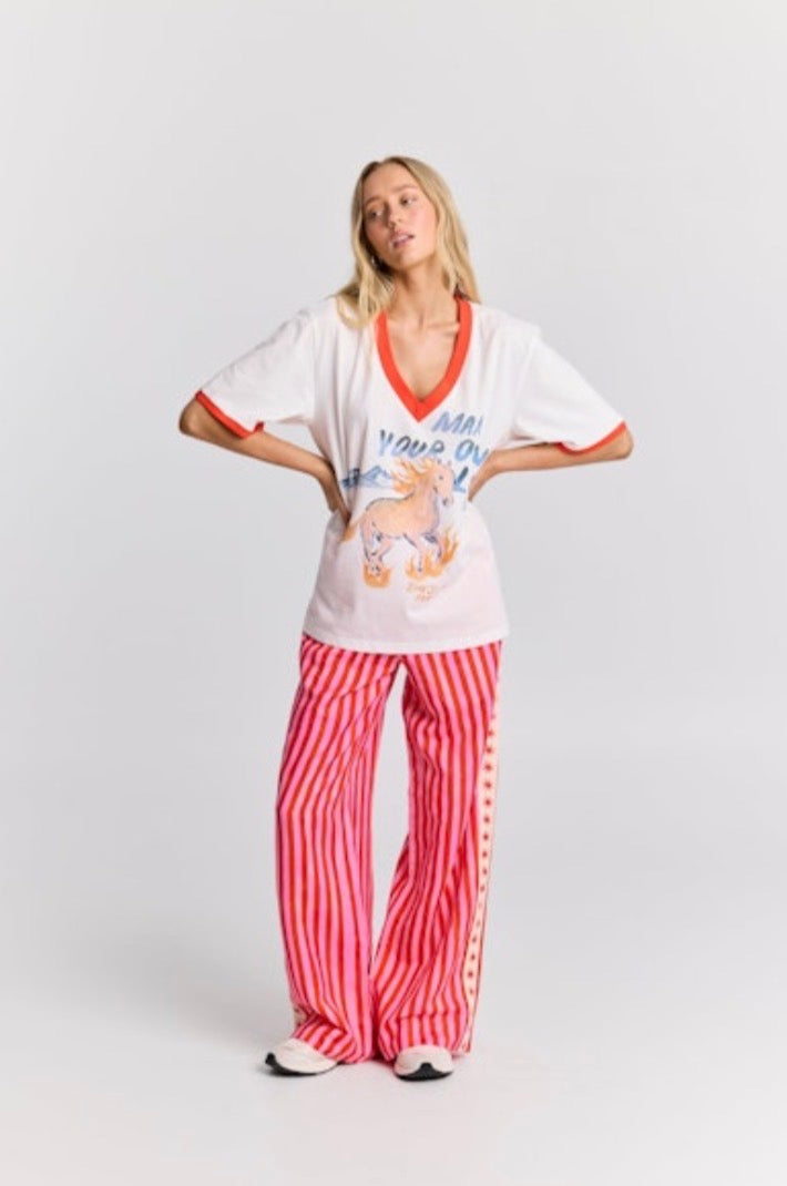 Shes on Fire V-Neck Tee Maku The Label