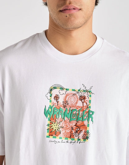 Wrangler Fossilised slacker tee