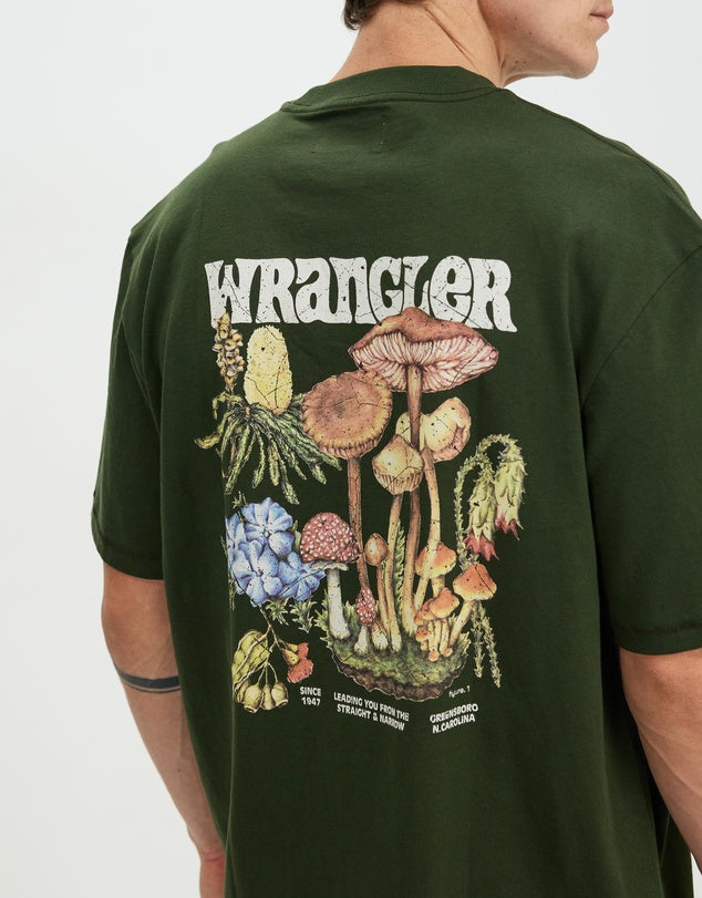 Wrangler Botanical slacker tee